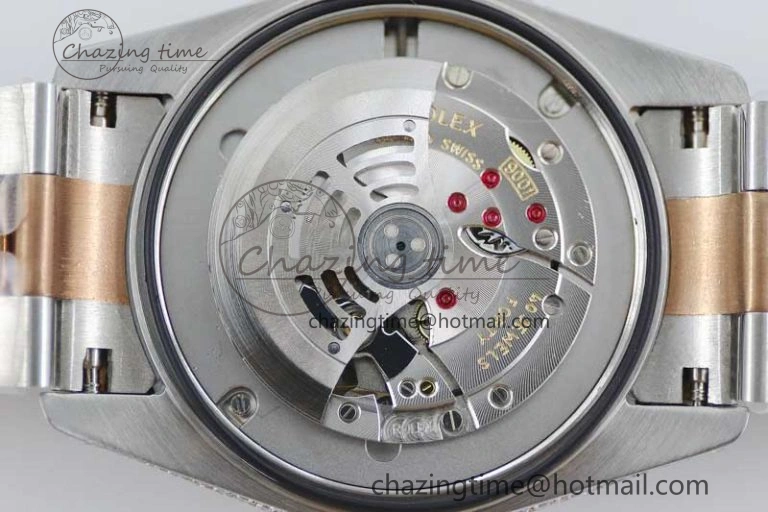 Diamond Skydweller SS RG TWF Best Edition Full Diamond Dial on SS RG Bracelet Asian 23J to TechFriendly 2344