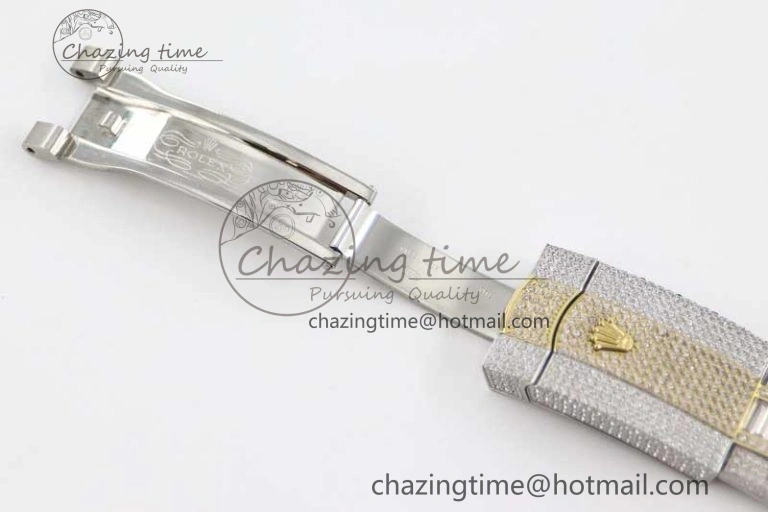 Diamond Skydweller SS YG TWF Best Edition Full Diamond Dial on SS YG Bracelet 23J to Casual 2342