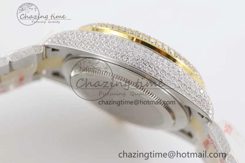 Diamond Skydweller SS YG TWF Best Edition Full Diamond Dial on SS YG Bracelet 23J to Casual 2342
