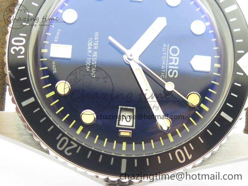 Attractive Divers 7720 SS ZZF 1:1 Best Edition Blue Dial On Brown Leather Strap A 8292