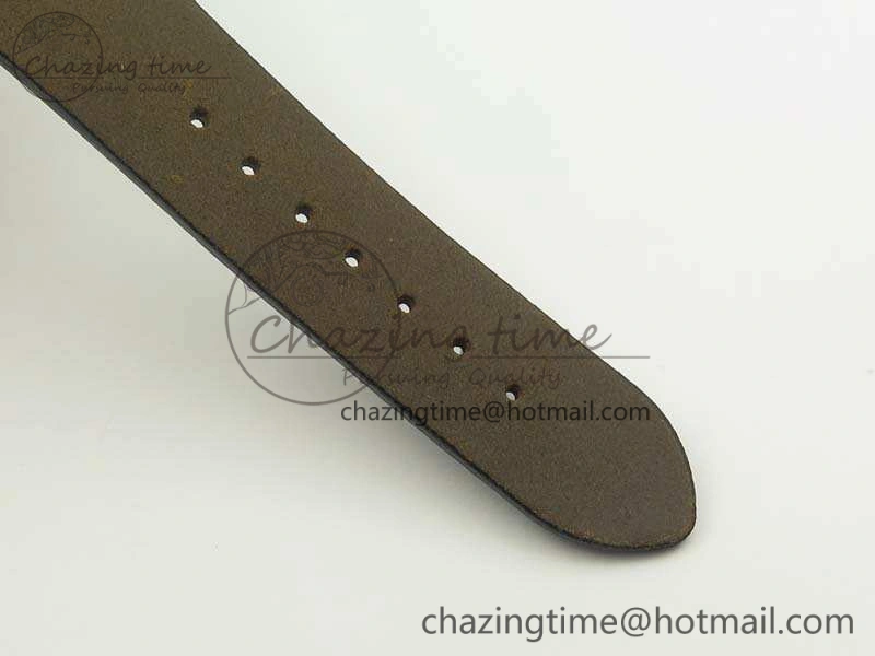 Efficient Divers 7720 SS ZZF 1:1 Best Edition Green Dial On Brown Leather Strap A 8290