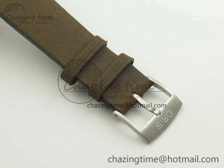 Efficient Divers 7720 SS ZZF 1:1 Best Edition Green Dial On Brown Leather Strap A 8290