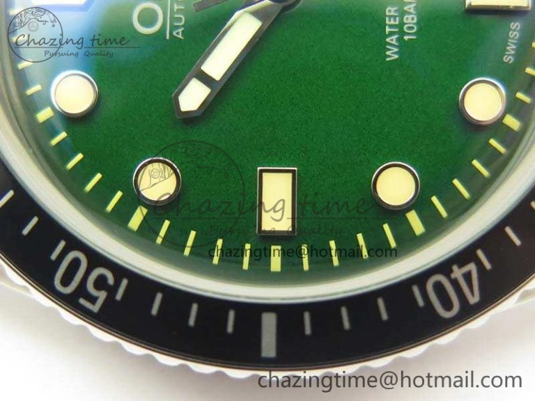 Efficient Divers 7720 SS ZZF 1:1 Best Edition Green Dial On Brown Leather Strap A 8290