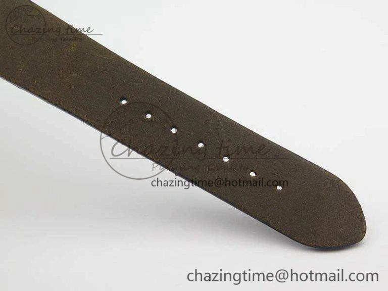 Divers 7720 SS ZZF 1:1 Best Edition Sliver Gray Dial On Brown Leather Strap A Bright 8291