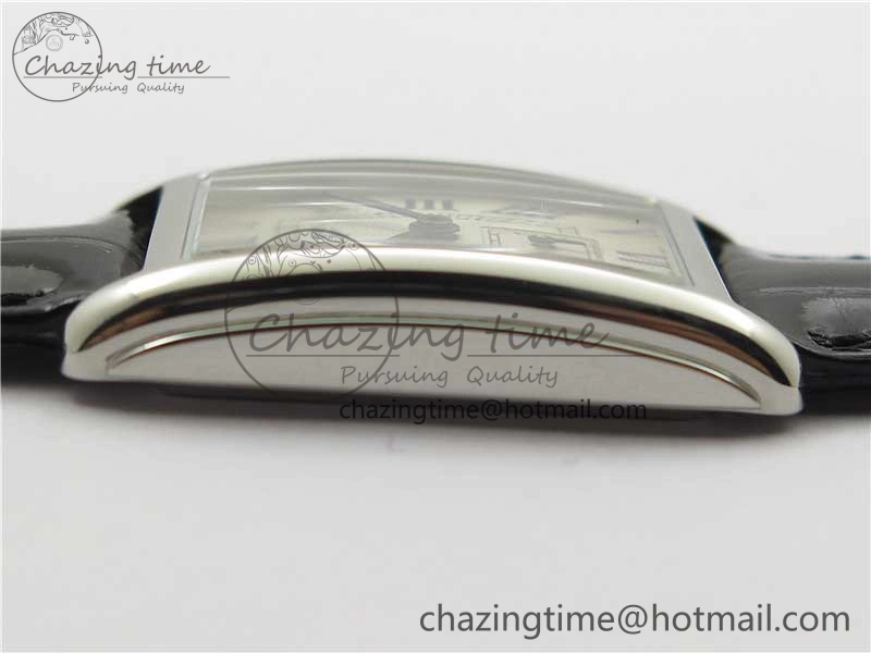 Lightweight Doloevita SS 8848F 1:1 Best Edition Ivory White Textured Dial On Black Leather Strap Cal.L178. 10436