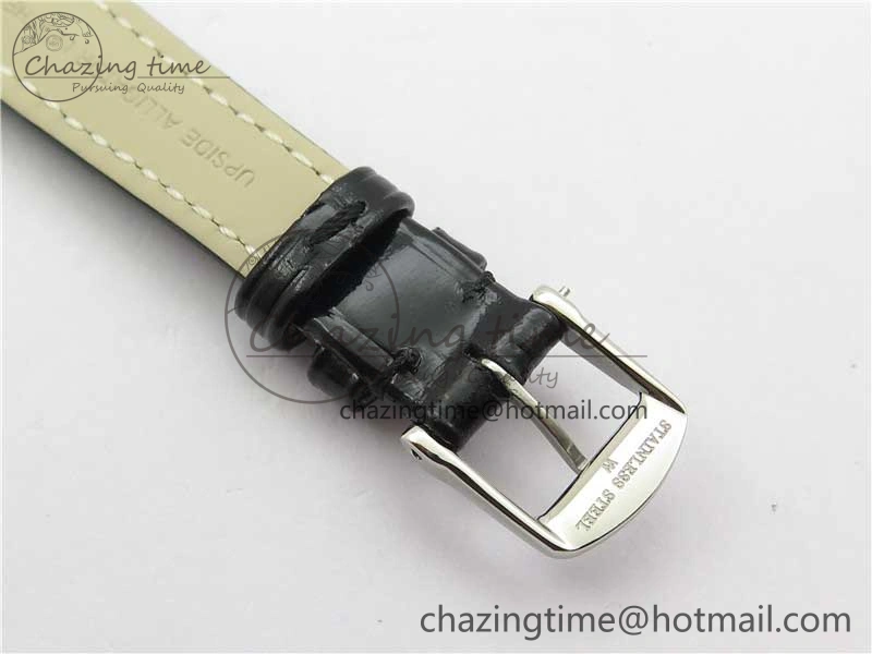 Lightweight Doloevita SS 8848F 1:1 Best Edition Ivory White Textured Dial On Black Leather Strap Cal.L178. 10436