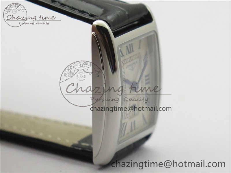 Lightweight Doloevita SS 8848F 1:1 Best Edition Ivory White Textured Dial On Black Leather Strap Cal.L178. 10436