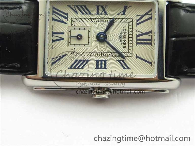 Lightweight Doloevita SS 8848F 1:1 Best Edition Ivory White Textured Dial On Black Leather Strap Cal.L178. 10436
