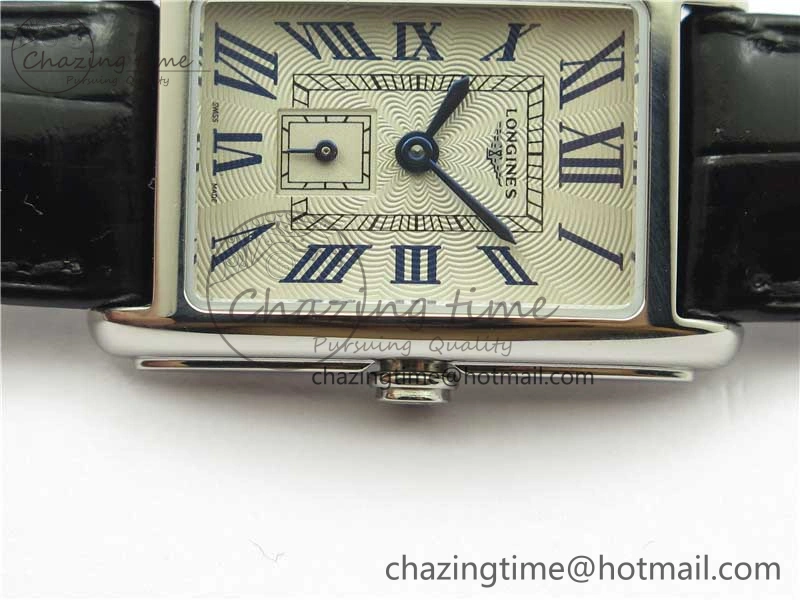 Lightweight Doloevita SS 8848F 1:1 Best Edition Ivory White Textured Dial On Black Leather Strap Cal.L178. 10436