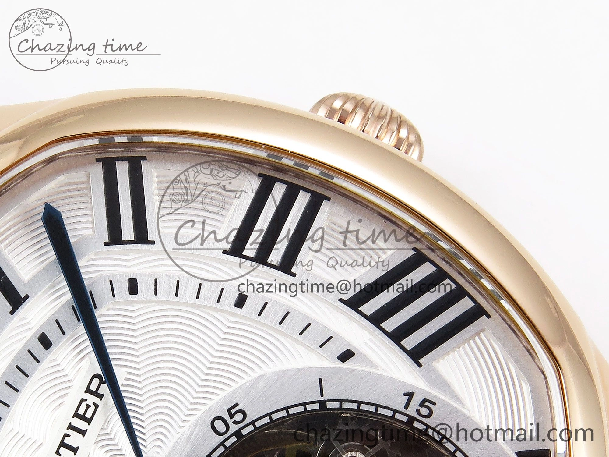 AllSeason Drive De Cartier Flying Tourbillon RG RMS Best Edition White Dial on Brown Leather Strap 5990