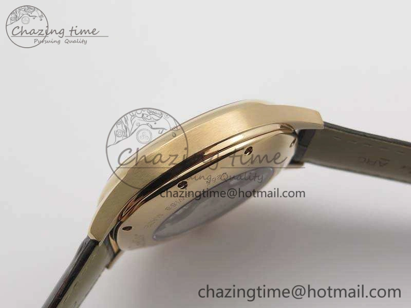 Colorful Drive de Cartier RG TF 1:1 Best Edition Gray Textured Dial On Brown Leather Strap A23J 6275