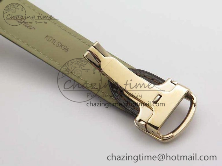 Colorful Drive de Cartier RG TF 1:1 Best Edition Gray Textured Dial On Brown Leather Strap A23J 6275