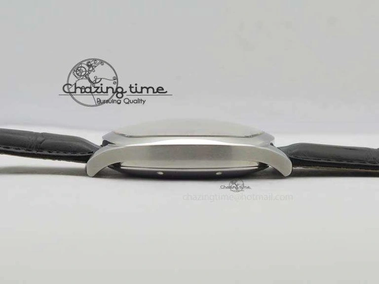 Drive de Cartier SS Best Edition White Textured Dial On Black Leather Strap A23J(1904-PS MC) Sustainable 6287