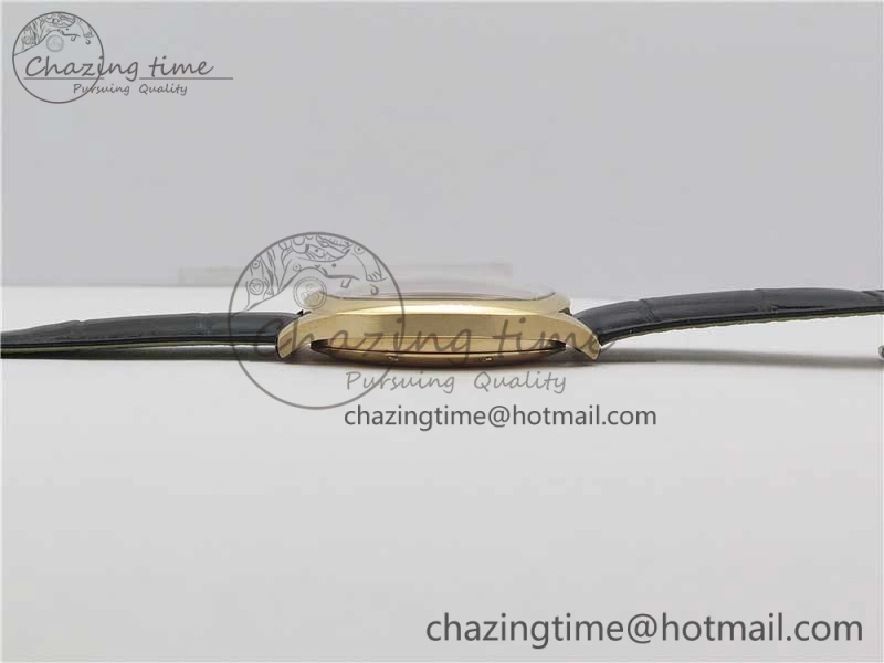 Drive de RG GSF 1:1 Best Edition Gray Textured Dial on Black Leather Strap A23J to 1904-PS MC V Minimalist 6121