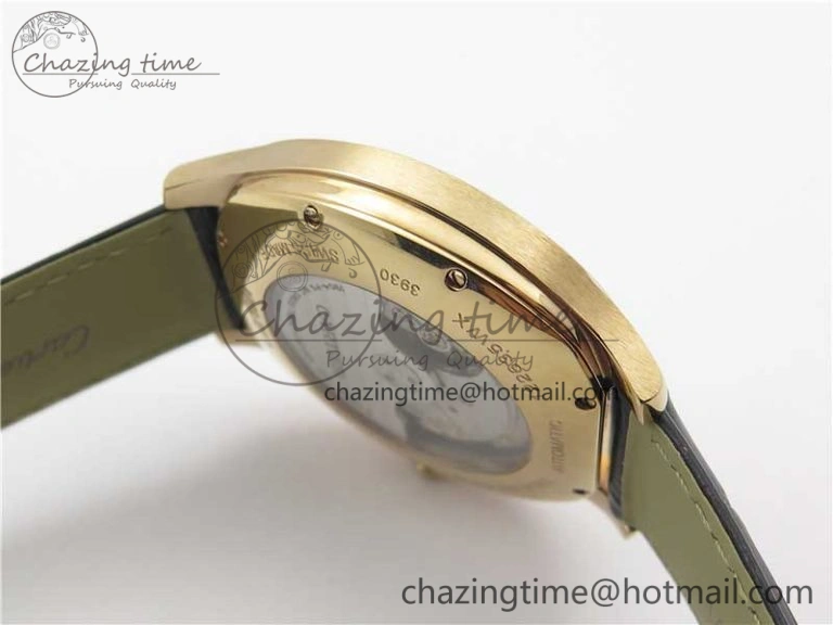 Drive de RG GSF 1:1 Best Edition Gray Textured Dial on Black Leather Strap A23J to 1904-PS MC V Minimalist 6121