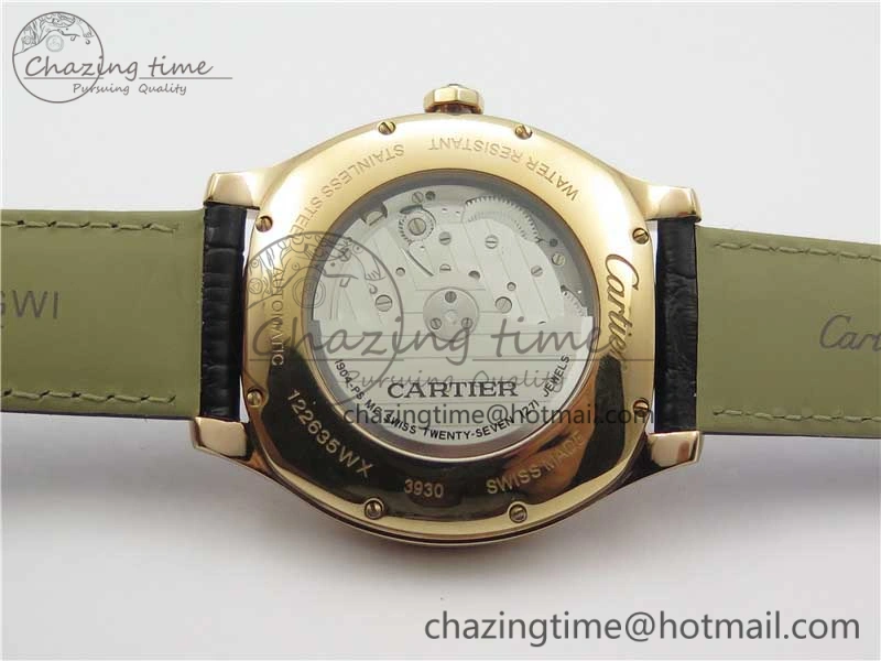 Drive de RG GSF 1:1 Best Edition Gray Textured Dial on Black Leather Strap A23J to 1904-PS MC V Minimalist 6121