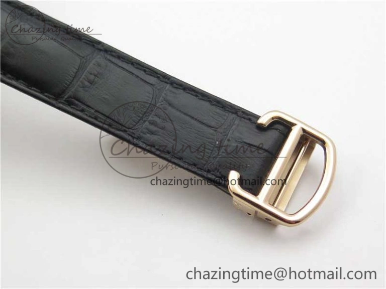 Drive de RG GSF 1:1 Best Edition Gray Textured Dial on Black Leather Strap A23J to 1904-PS MC V Minimalist 6121
