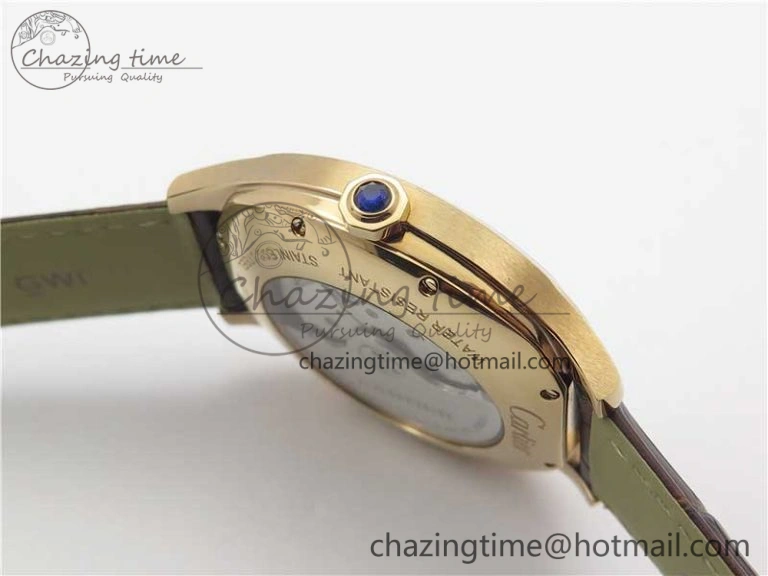 Drive de RG GSF 1:1 Best Edition White Textured Dial on Brown Leather Strap A23J to 1904-PS MC V Trendy 6120