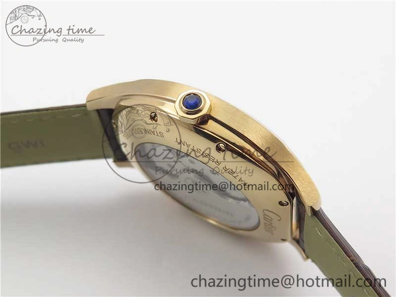 Drive de RG GSF 1:1 Best Edition White Textured Dial on Brown Leather Strap A23J to 1904-PS MC V Trendy 6120