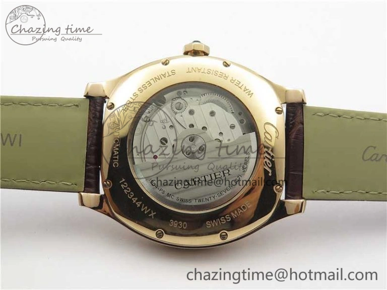 Drive de RG GSF 1:1 Best Edition White Textured Dial on Brown Leather Strap A23J to 1904-PS MC V Trendy 6120
