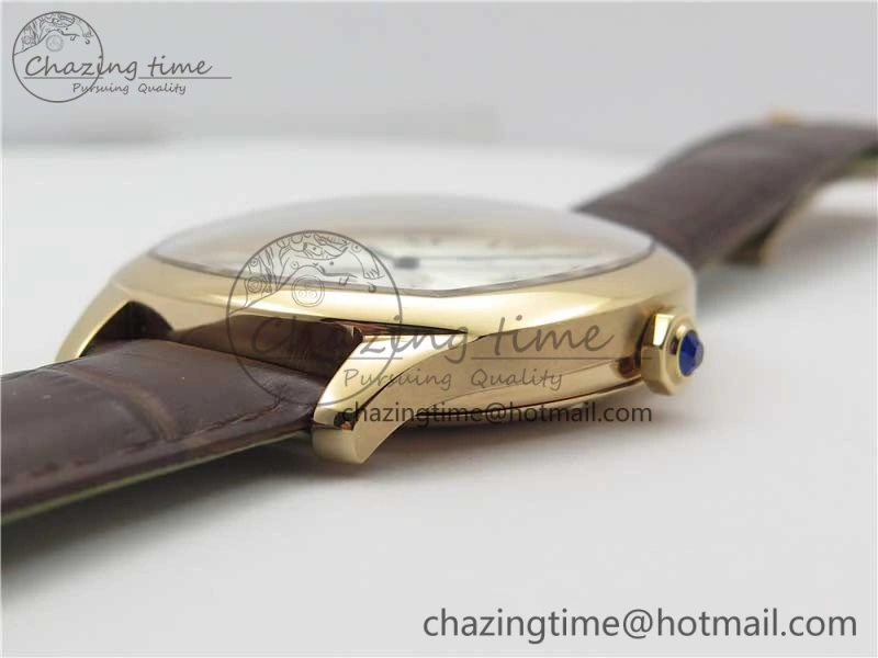 Drive de RG GSF 1:1 Best Edition White Textured Dial on Brown Leather Strap A23J to 1904-PS MC V Trendy 6120