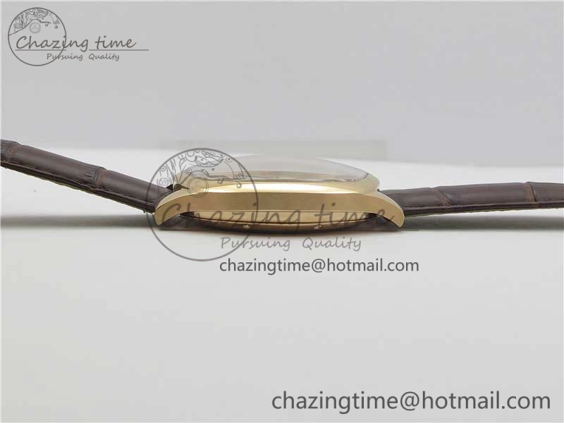 Drive de RG GSF 1:1 Best Edition White Textured Dial on Brown Leather Strap A23J to 1904-PS MC V Trendy 6120