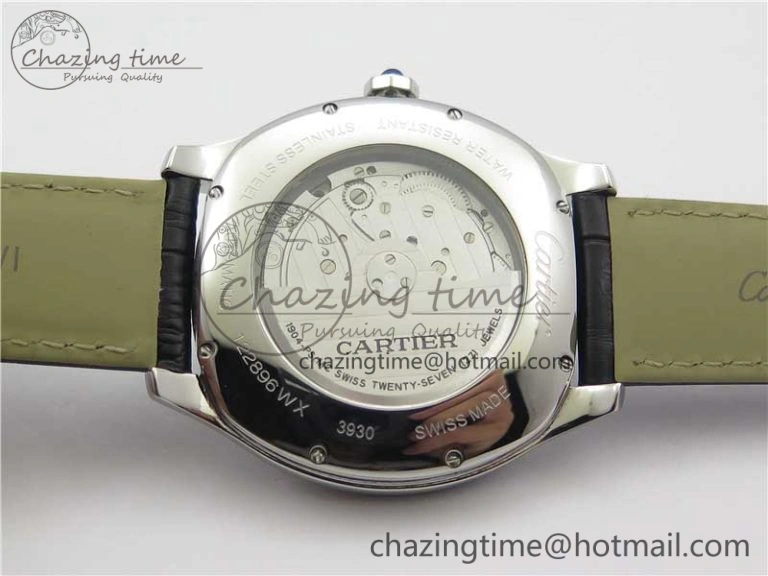 Drive de SS GSF 1:1 Best Edition White Textured Dial on Black Leather Strap A23J to 1904-PS MC V FashionForward 6122