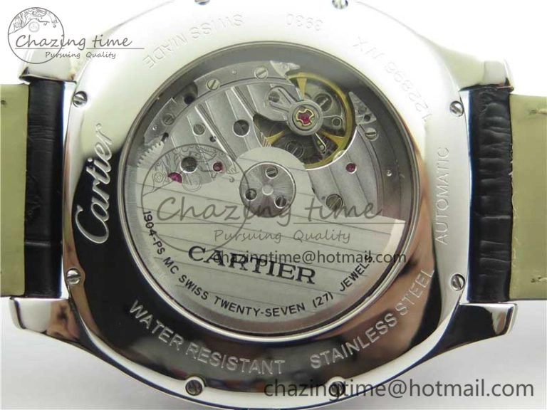 Drive de SS GSF 1:1 Best Edition White Textured Dial on Black Leather Strap A23J to 1904-PS MC V FashionForward 6122
