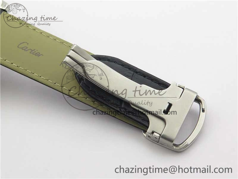 Drive de SS GSF 1:1 Best Edition White Textured Dial on Black Leather Strap A23J to 1904-PS MC V FashionForward 6122