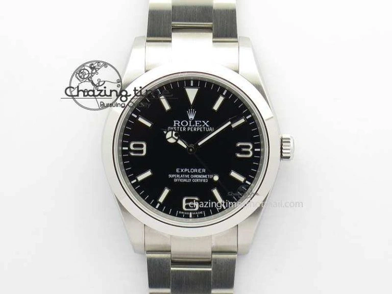EXPLORER I 214270 2016 Baselworld 39mm Noob 1:1 Best Edition On SS Bracelet A Minimalist 3834