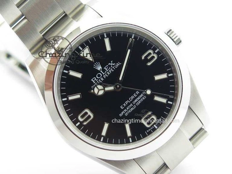 EXPLORER I 214270 2016 Baselworld 39mm Noob 1:1 Best Edition On SS Bracelet A Minimalist 3834