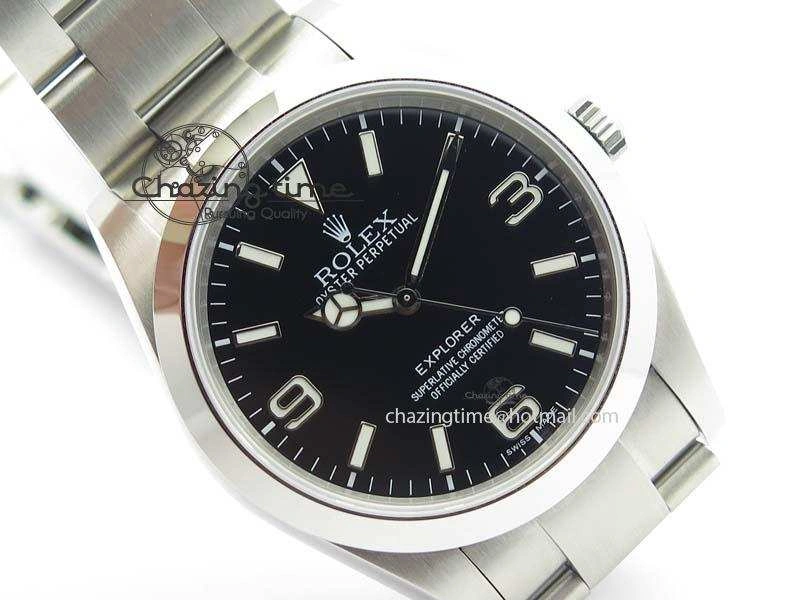 EXPLORER I 214270 2016 Baselworld 39mm Noob 1:1 Best Edition On SS Bracelet A Minimalist 3834