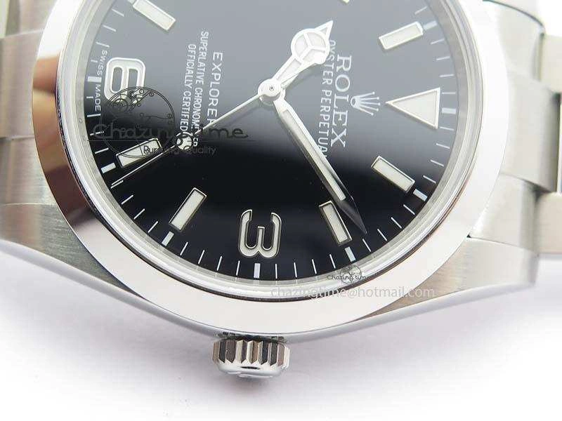 EXPLORER I 214270 2016 Baselworld 39mm Noob 1:1 Best Edition On SS Bracelet A Minimalist 3834