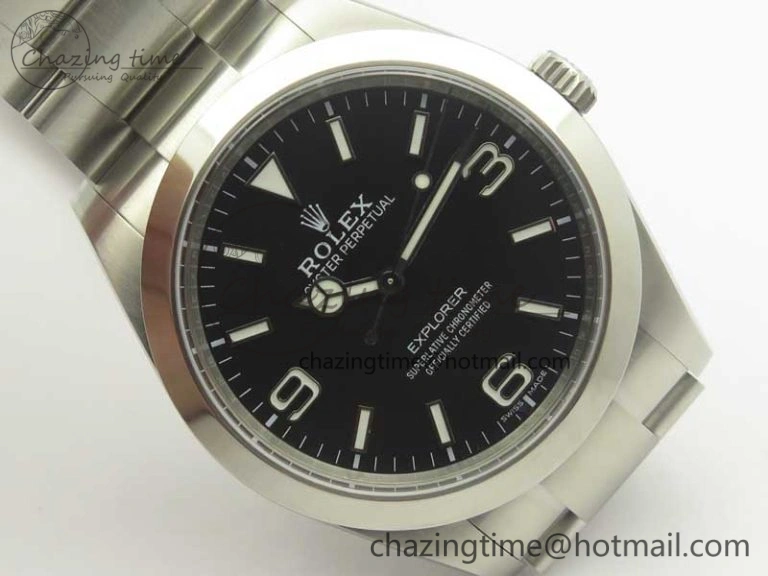 Trendy EXPLORER I 214270 39mm ARF 1:1 Best Edition 904L SS Case and Bracelet SH 3417