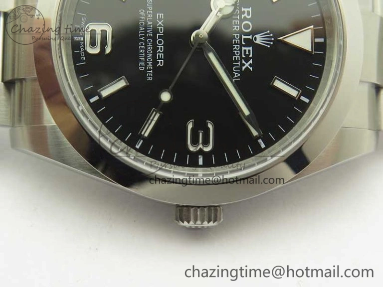 Trendy EXPLORER I 214270 39mm ARF 1:1 Best Edition 904L SS Case and Bracelet SH 3417