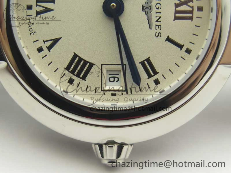 Elegance SS GSF 1:1 Best Edition Ivory Dial On SS Bracelet Cal.L WaterResistant 7588