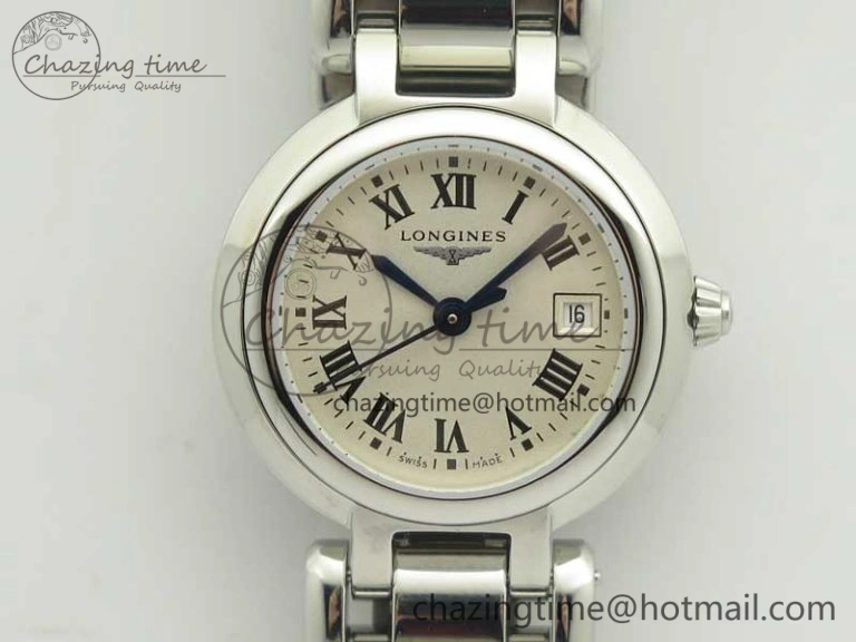 Elegance SS GSF 1:1 Best Edition Ivory Dial On SS Bracelet Cal.L WaterResistant 7588