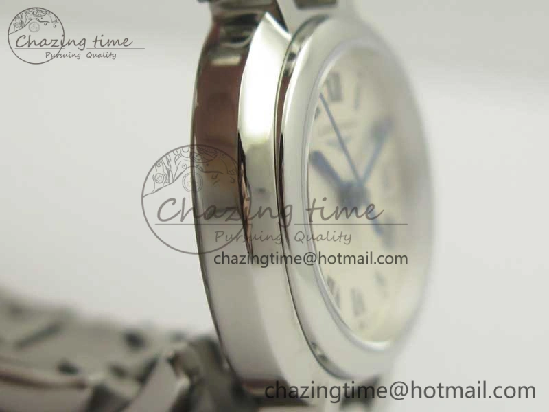 Elegance SS GSF 1:1 Best Edition Ivory Dial On SS Bracelet Cal.L WaterResistant 7588