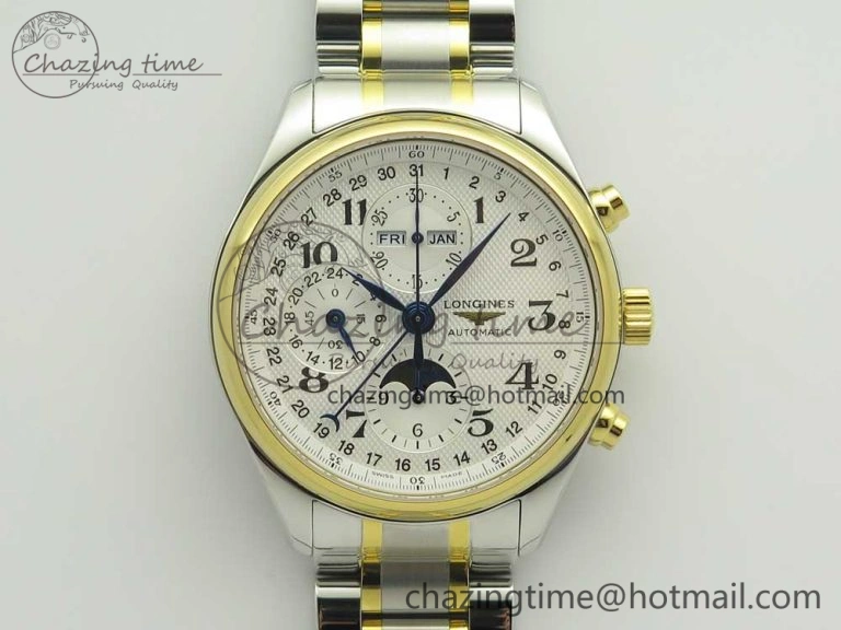 Elegance SS GSF 1:1 Best Edition Ivory Dial On SS Bracelet Cal.L WaterResistant 7588