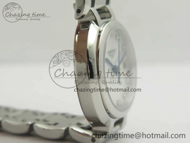 Sophisticated Elegance SS GSF 1:1 Best Edition White MOP Dial On SS Bracelet Cal.L 7587