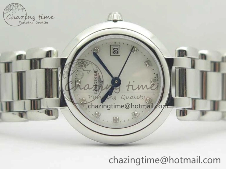 Sophisticated Elegance SS GSF 1:1 Best Edition White MOP Dial On SS Bracelet Cal.L 7587