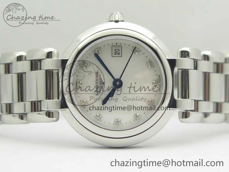 Sophisticated Elegance SS GSF 1:1 Best Edition White MOP Dial On SS Bracelet Cal.L 7587