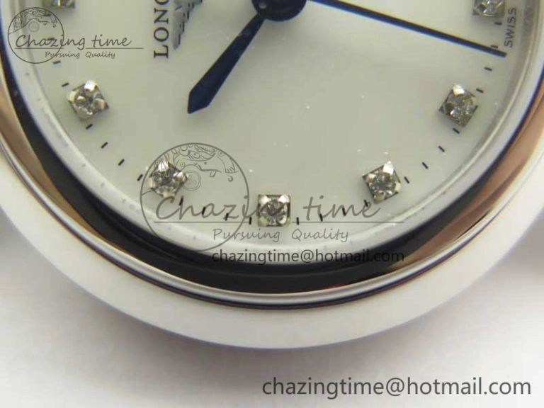 Sophisticated Elegance SS GSF 1:1 Best Edition White MOP Dial On SS Bracelet Cal.L 7587