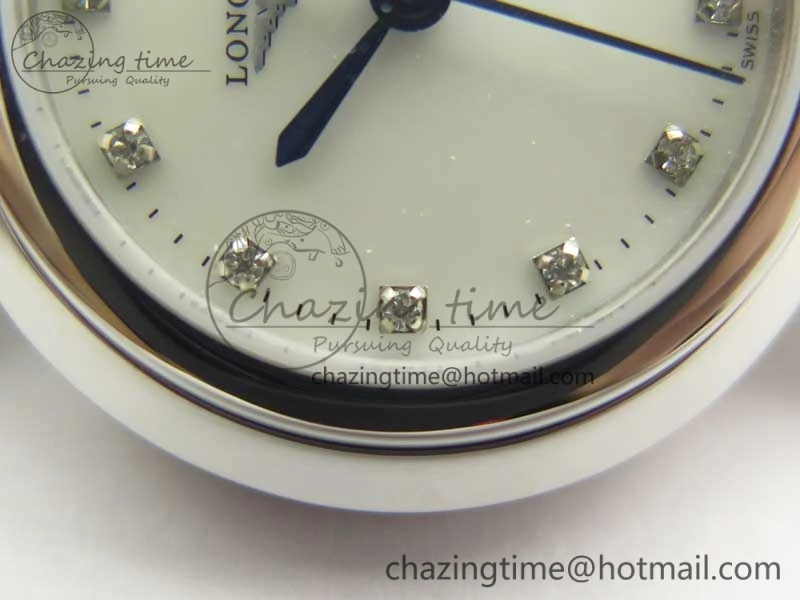 Sophisticated Elegance SS GSF 1:1 Best Edition White MOP Dial On SS Bracelet Cal.L 7587