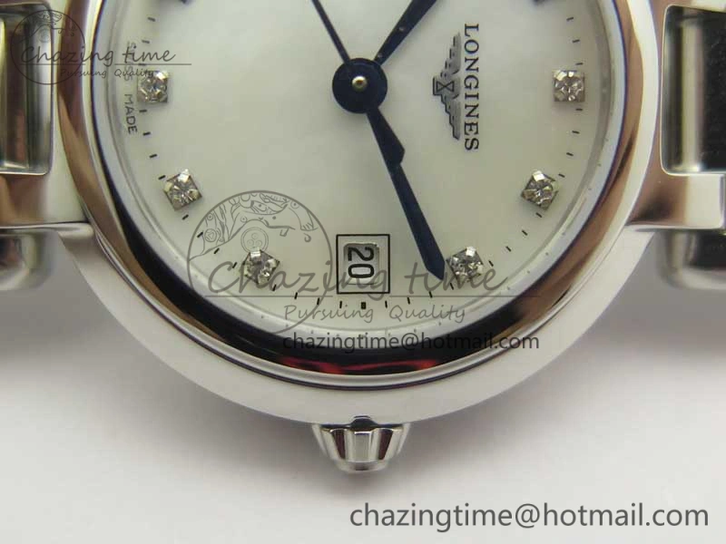 Sophisticated Elegance SS GSF 1:1 Best Edition White MOP Dial On SS Bracelet Cal.L 7587