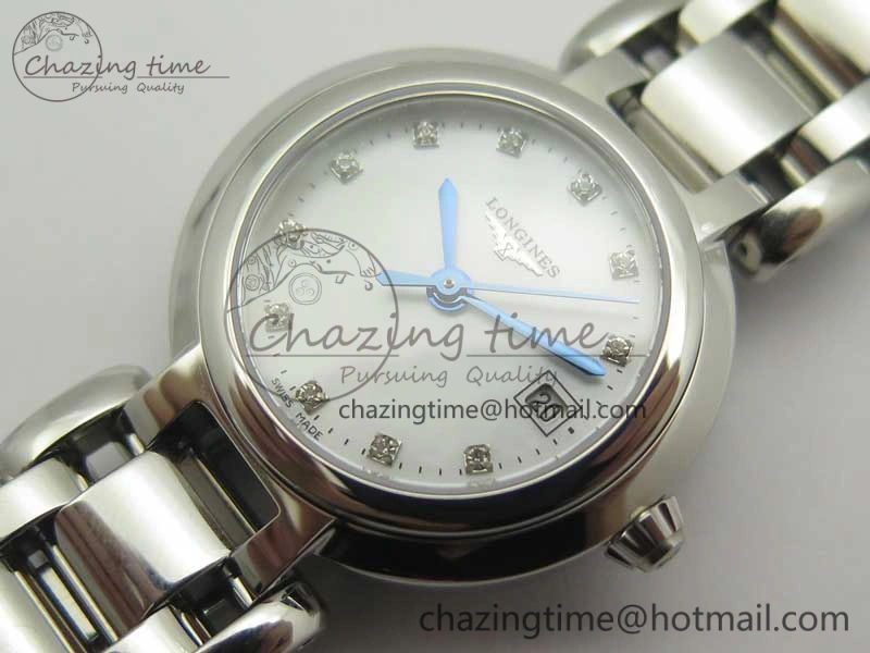 Sophisticated Elegance SS GSF 1:1 Best Edition White MOP Dial On SS Bracelet Cal.L 7587