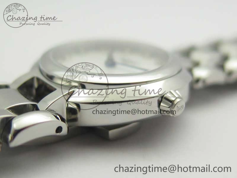 Sophisticated Elegance SS GSF 1:1 Best Edition White MOP Dial On SS Bracelet Cal.L 7587