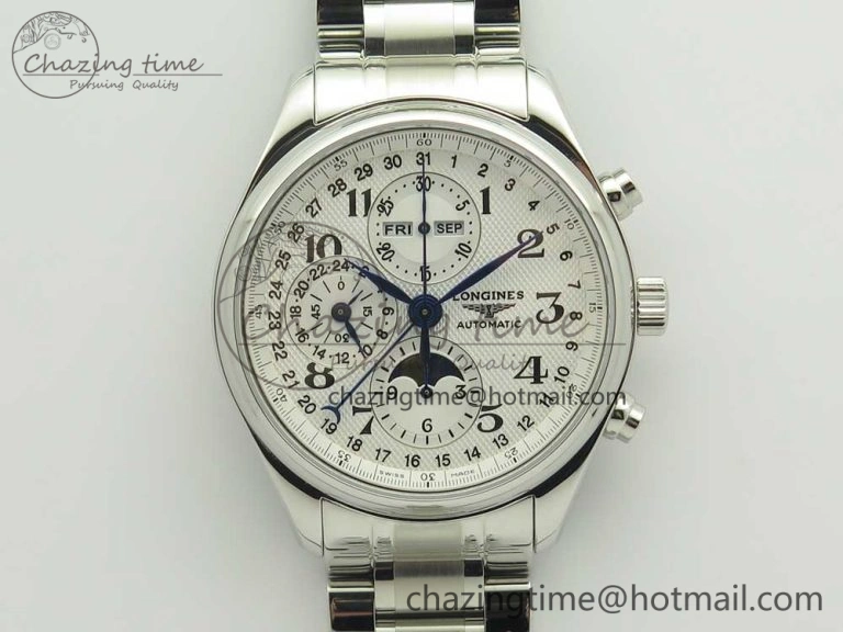 Sophisticated Elegance SS GSF 1:1 Best Edition White MOP Dial On SS Bracelet Cal.L 7587