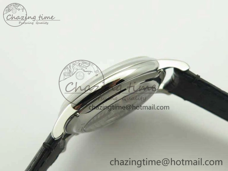 Affordable Elite SS LHF 1:1 Best Edition Silver Dial On Leather Strap MIYOTA9015 To Elite 10026