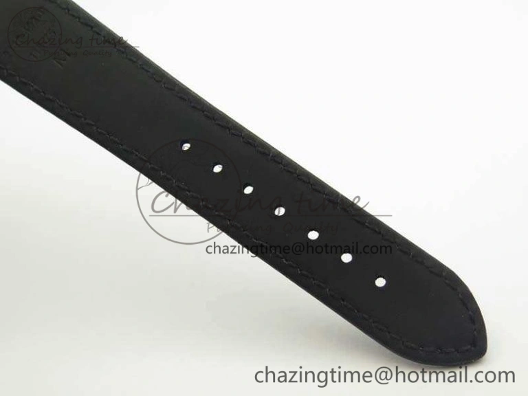 Affordable Elite SS LHF 1:1 Best Edition Silver Dial On Leather Strap MIYOTA9015 To Elite 10026